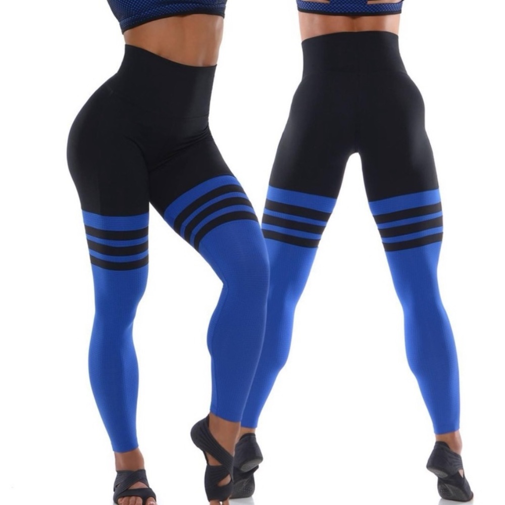 RARE bombshell sportswear thigh high leggings size small great condition